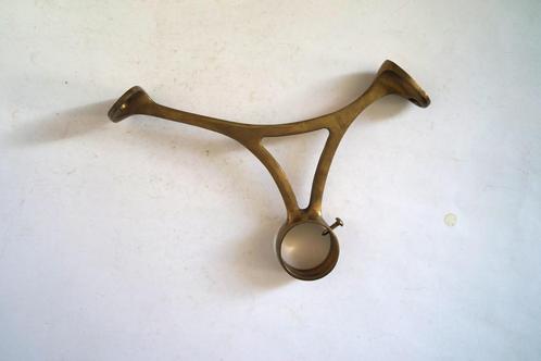 voetsteun messing bar trapleuning doorvoer touw metaal, Huis en Inrichting, Woonaccessoires | Overige, Ophalen of Verzenden