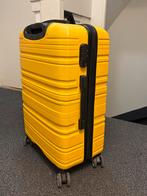 Gele CAT Koffer - Reisklaar!, Gebruikt, 50 tot 60 cm, Hard kunststof, Slot