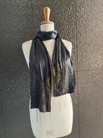 Vanilia Zijde Sjaal - Antraciet, Kleding | Dames, Mutsen, Sjaals en Handschoenen, Verzenden, Sjaal