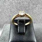 Gouden ring | 14K* | 1,94gr | solitair brilj | 392324