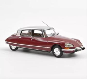 Citroen DS 23 Pallas 1972 rood / zilver 1/43 NOREV R 158078 beschikbaar voor biedingen