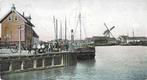 AK Oude Schild, Texel - Haven met molen, Verzenden, Voor 1920, Gelopen, Waddeneilanden