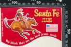 Sticker: Santa Fe Jeans, Ophalen of Verzenden, Zo goed als nieuw, Bedrijf of Vereniging