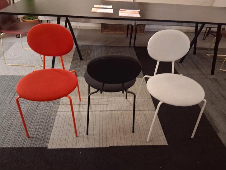 Lensvelt Rick Minkes RNA Chair, Huis en Inrichting, Stoelen, Nieuw, Vijf, Zes of meer stoelen, Metaal, Stof, Zwart, Ophalen