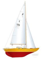 Folkeboot , iroko ,1980 , Bouhuijs ,inboard diesel, Watersport en Boten, Kajuitzeilboten en Zeiljachten, Ophalen, Diesel, Zo goed als nieuw