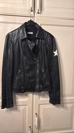 Nieuwe leren jas Anna van Toor zwart S, Ophalen of Verzenden, Nieuw, Maat 34 (XS) of kleiner, Zwart