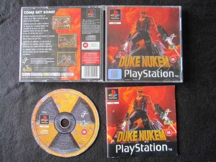 Duke Nuke M PS1 Playstation 1, Spelcomputers en Games, Games | Sony PlayStation 1, Zo goed als nieuw, Shooter, 1 speler, Vanaf 18 jaar