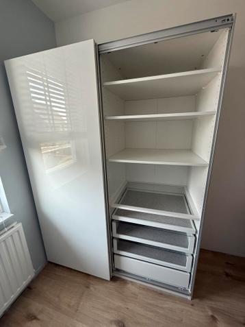 Witte Ikea pax kast te koop - afbeelding 1