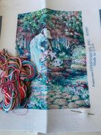 BORDUURPAKKET DIMENSIONS HER GARDEN, Hobby en Vrije tijd, Borduren en Borduurmachines, Verzenden, Zo goed als nieuw, Handborduren