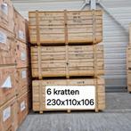 Houten Transport kratten behandeld, Ophalen, 100 cm of meer, 60 cm of meer, Zo goed als nieuw