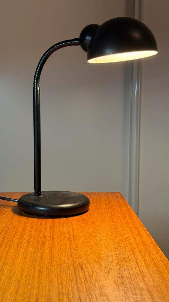 Vintage gooseneck tafellamp van Happylight, Huis en Inrichting, Lampen | Tafellampen, Zo goed als nieuw, Minder dan 50 cm, Ophalen of Verzenden