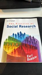 The Practice of Social Research 15th - Earl Babbie, Boeken, Studieboeken en Cursussen, Zo goed als nieuw, Cengage, Alpha, HBO