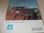 1971 Nederlandse Opel Admiral Diplomat V8 folder uitgebreid, Ophalen of Verzenden, Opel
