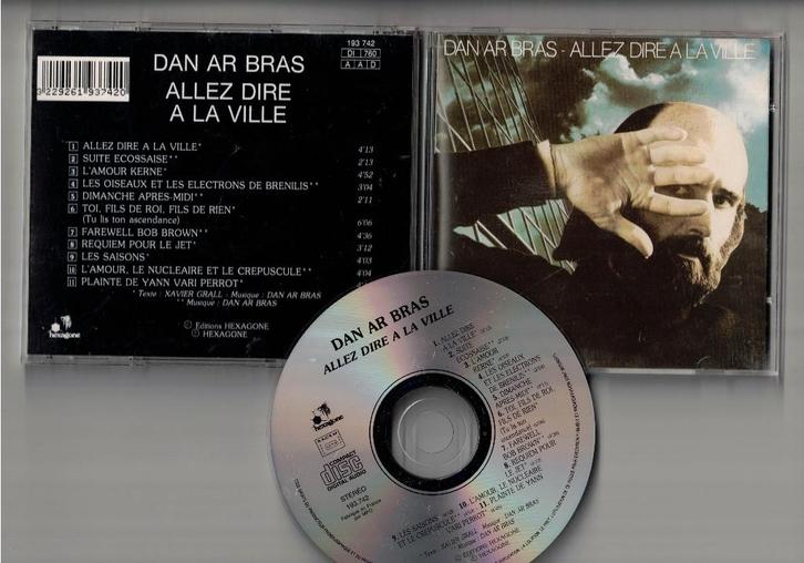 DAN AR BRAS CD Alles Dire a la Ville - celtic, prog, Cd's en Dvd's, Cd's | Pop, Zo goed als nieuw, 1960 tot 1980, Ophalen of Verzenden