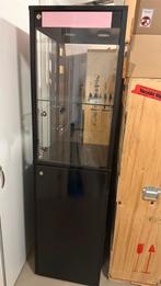 Professionele vitrinekast met verlichting, Huis en Inrichting, Kasten | Vitrinekasten, 150 tot 200 cm, 25 tot 50 cm, Met deur(en)