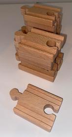 BRIO Houten Rails 5,3 cm, 11 stuks, Zo goed als Nieuw !!!, Kinderen en Baby's, Ophalen of Verzenden, Zo goed als nieuw, Duw- of Trekspeelgoed