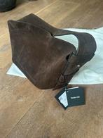 Massimo Dutti suède tas nieuw met kaartje, Ophalen of Verzenden, Nieuw, Bruin, Handtas