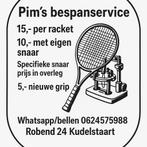 Pim’s bespanservice tennisracket Aalsmeer en omstreken, Ophalen of Verzenden, Nieuw, Racket, Overige merken