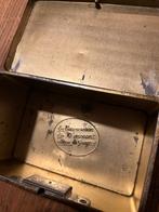 oud blikken trommeltje de Gruyter, Verzamelen, Blikken, Ophalen of Verzenden, Gebruikt, Overige, Overige merken