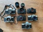7 camera’s 6x Praktica en 1x Miranda + extra 2 lenzen, Ophalen of Verzenden, Spiegelreflex, Overige Merken