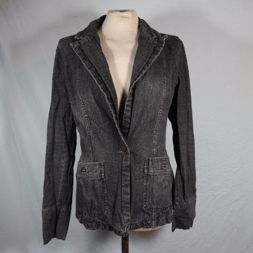Stoer zwart spijkerjasje. Mt 38. Merk Proloog, Kleding | Dames, Jasjes, Kostuums en Pakken, Zo goed als nieuw, Jasje, Maat 38/40 (M)