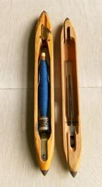 2x houten weefspoel, Ophalen of Verzenden