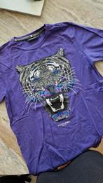 Paars shirt met leeuw, Maat 48/50 (M), Paars, Alessandro zavetti, Ophalen of Verzenden