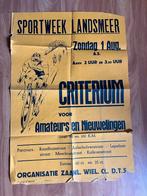 Sportweek Landsmeer - Wieler Criterium Affiche, Ophalen of Verzenden, Voor 1920, Gelopen, België en Luxemburg