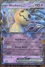 Pokemon Oversized kaart Mimikyu ex SVP 004, Ophalen of Verzenden, Zo goed als nieuw, Losse kaart