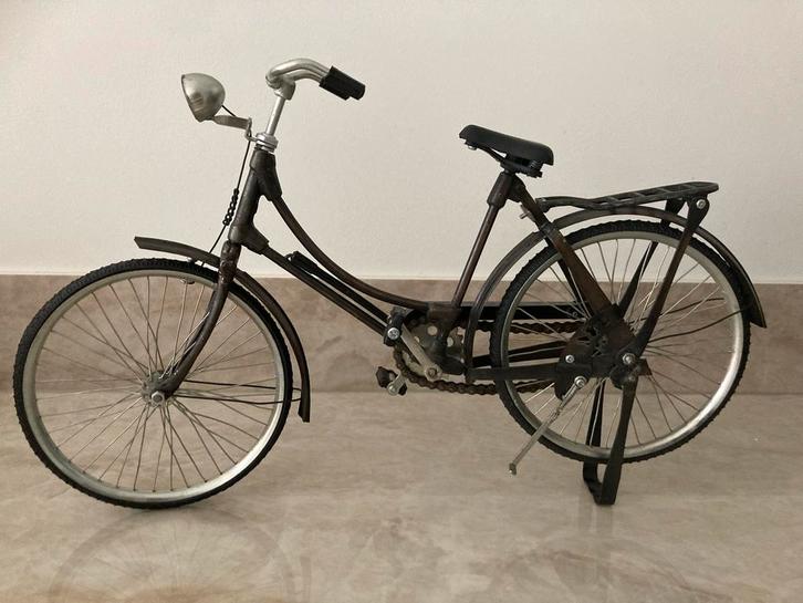 Handgemaakte Miniatuur Fiets - Uniek Decoratieobject, Fietsen en Brommers, Fietsen | Dames | Damesfietsen, Nieuw, Overige merken