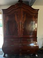 Antiek mahonie kabinet, Ophalen of Verzenden