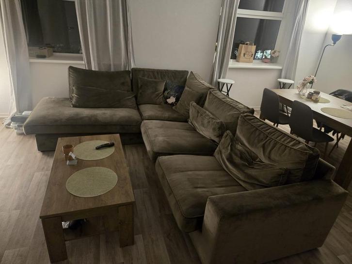 Grote Hoekbank 250x300 / Big Corner Couch, Huis en Inrichting, Banken | Complete zithoeken, Gebruikt, Overige materialen, Ophalen