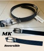 Michael kors reversible logo riem (blue/black) unisex NIEUW, Overige kleuren, Echt leder, Nieuw, Ophalen of Verzenden