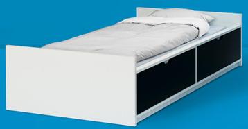 Bed 90x200 cm Ikea "Flaxa" INCL. lattenbodem "Sultan Laxeby" beschikbaar voor biedingen
