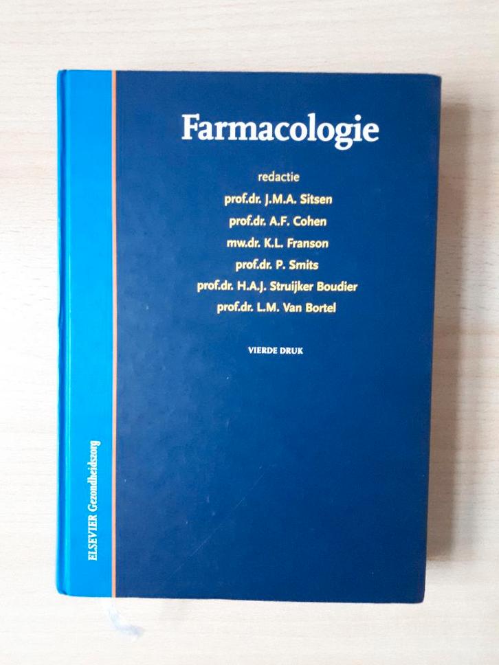 Farmacologie, Sitsen, Boeken, Studieboeken en Cursussen, Gelezen, WO, Beta, Ophalen of Verzenden