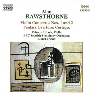 RAWSTHORNE Violin concertos nos. 1 & 2 CD HIRSCH NAXOS beschikbaar voor biedingen