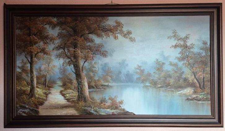 Origineel Olieverfschilderij van Irene Cafieri, Antiek en Kunst, Kunst | Overige Kunst, Ophalen