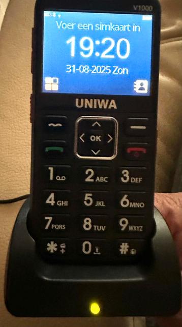 Uniwa V1000 - Seniorentelefoon - 4G - Bluetooth - Camera beschikbaar voor biedingen