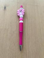roze siliconen kralen beertjes pen, Hobby en Vrije tijd, Verzenden, Nieuw, Kraal