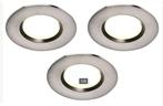 Nordlux Clarkson 47590132 spotlamp 3x4,8W inbouwlamp IP65, Metaal of Aluminium, Nieuw, Ophalen of Verzenden, Modern