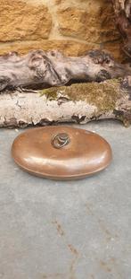 oude franse kleine koperen warmwaterkruik bedkruik voor kind, Antiek en Kunst, Ophalen of Verzenden, Koper