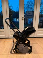 Doona + (autostoel & kinderwagen) + zonnekap + ISOFIX-basis, Zo goed als nieuw, Isofix, 0 t/m 13 kg, Ophalen