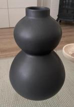 H&M home grote zwarte vaas, Ophalen, Zwart, Aardewerk of Porselein, Zo goed als nieuw
