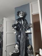Halloween hangende schuddende clown nieuw met kaartje!, Hobby en Vrije tijd, Ophalen of Verzenden, Nieuw, Feestartikel, Halloween of Griezel