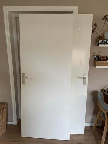 2 Boarddeuren met Klinken - 82x201cm beschikbaar voor biedingen