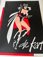 De Kat.  Zeefdruk . Genummerd en gesigneerd.Martin Lodewijk, Ophalen of Verzenden, Suske en Wiske, Beeldje of Figuurtje
