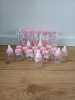 Geboorte traktatie babyflesjes roze 40 stuks, Ophalen of Verzenden