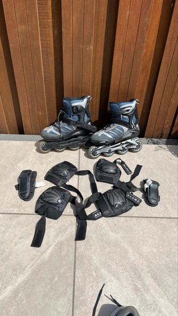 Rollerblade Skeelers maat 36-40 + valbescherming beschikbaar voor biedingen