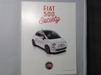 Fiat 500 Society folder NED 4 blz 2015 no 59069128, Ophalen of Verzenden, Nieuw, Overige merken