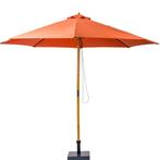 Mooie Oranje Parasol Ø 300 NIEUW IN DOOS, Tuin en Terras, Parasols, Nieuw, Waterdicht, Stokparasol, 2 tot 3 meter